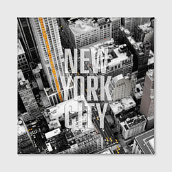 Холст квадратный New York City, цвет: 3D-принт — фото 2