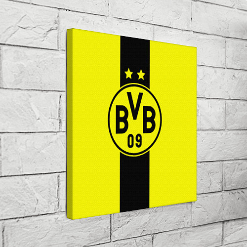 Картина квадратная BVB FC: Yellow line / 3D-принт – фото 3