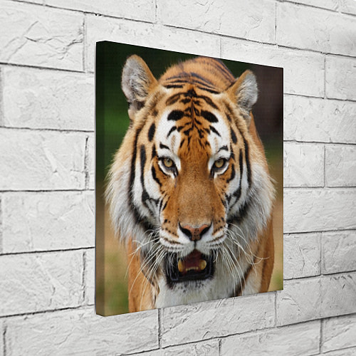 Картина квадратная Рык тигра / 3D-принт – фото 3