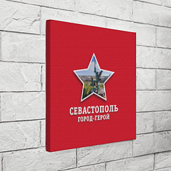 Холст квадратный Севастополь город-герой, цвет: 3D-принт — фото 2
