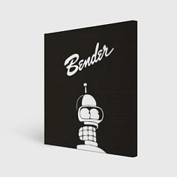 Холст квадратный Bender Retro, цвет: 3D-принт