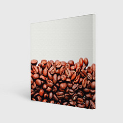 Холст квадратный Coffee, цвет: 3D-принт
