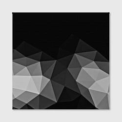 Холст квадратный Abstract gray, цвет: 3D-принт — фото 2