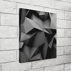 Холст квадратный Gray abstraction, цвет: 3D-принт — фото 2