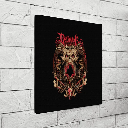 Картина квадратная Dethklok: Demon witch / 3D-принт – фото 3