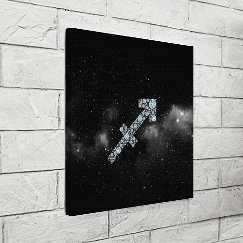 Картина квадратная Космический Стрелец / 3D-принт – фото 3