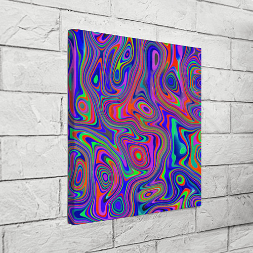 Картина квадратная Цветная текстура 5 / 3D-принт – фото 3