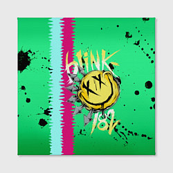 Холст квадратный Blink 182, цвет: 3D-принт — фото 2