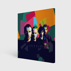 Холст квадратный Coldplay, цвет: 3D-принт