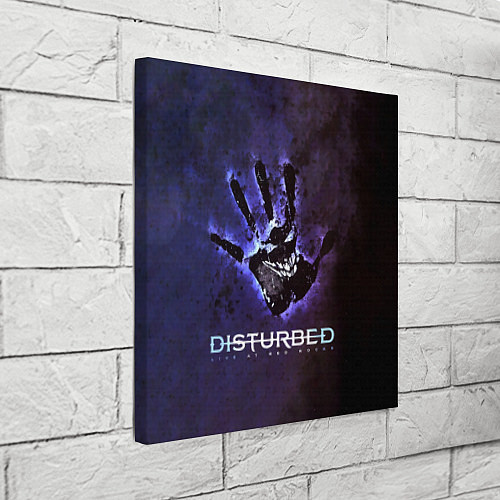 Картина квадратная Disturbed: Live at red rocks / 3D-принт – фото 3