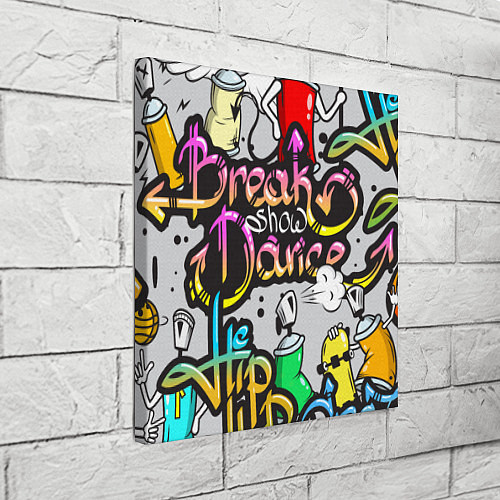 Картина квадратная Break Show Dance / 3D-принт – фото 3