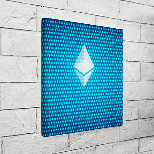 Картина квадратная Blue Ethereum / 3D-принт – фото 3