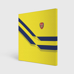 Холст квадратный Arsenal FC: Yellow style, цвет: 3D-принт