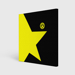 Холст квадратный FC Borussia Dortmund: Star, цвет: 3D-принт