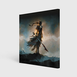 Холст квадратный HellBlade, цвет: 3D-принт
