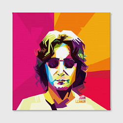 Холст квадратный Джон Леннон: фан-арт, цвет: 3D-принт — фото 2