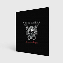 Холст квадратный Arch Enemy: Revolution Begins, цвет: 3D-принт