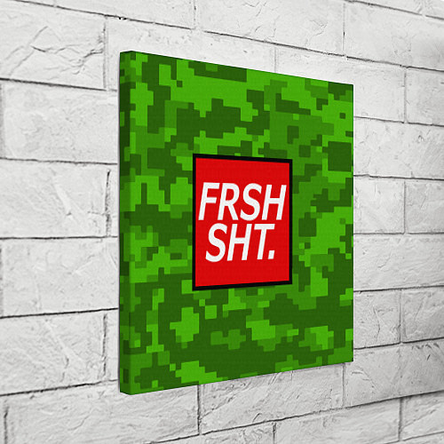 Картина квадратная FRSH SH*T / 3D-принт – фото 3