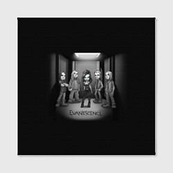 Холст квадратный Evanescence Band, цвет: 3D-принт — фото 2
