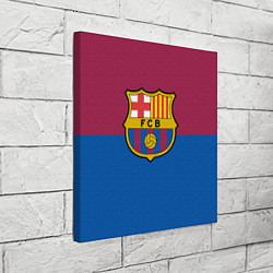 Холст квадратный Barcelona FC: Duo Color, цвет: 3D-принт — фото 2