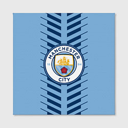 Холст квадратный FC Manchester City: Creative, цвет: 3D-принт — фото 2