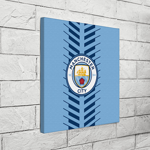 Картина квадратная FC Manchester City: Creative / 3D-принт – фото 3
