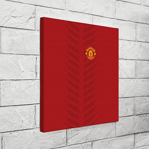 Картина квадратная Manchester United: Red Lines / 3D-принт – фото 3
