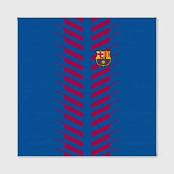 Холст квадратный FC Barcelona: Creative, цвет: 3D-принт — фото 2
