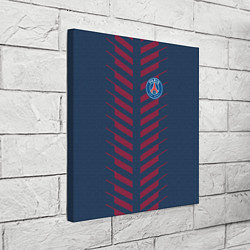 Холст квадратный FC PSG: Creative, цвет: 3D-принт — фото 2