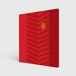 Холст квадратный FC Manchester United: Reverse, цвет: 3D-принт