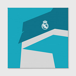 Холст квадратный FC Real Madrid: Sport Geometry, цвет: 3D-принт — фото 2