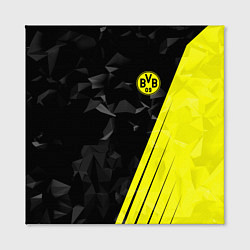 Холст квадратный FC Borussia Dortmund: Abstract, цвет: 3D-принт — фото 2