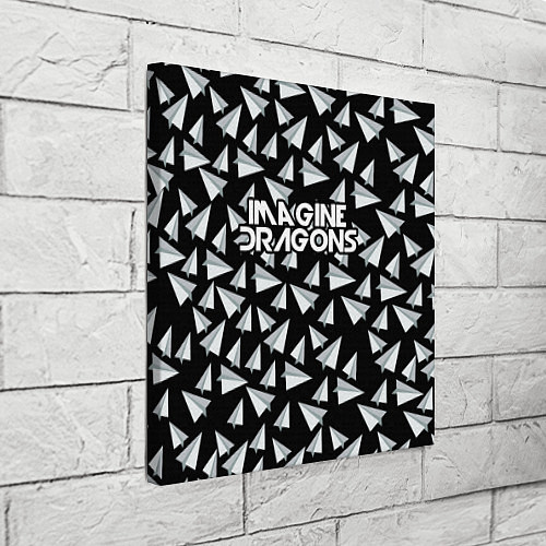 Картина квадратная Imagine Dragons: Paper airplanes / 3D-принт – фото 3