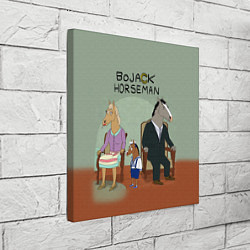 Холст квадратный BoJack Horseman, цвет: 3D-принт — фото 2
