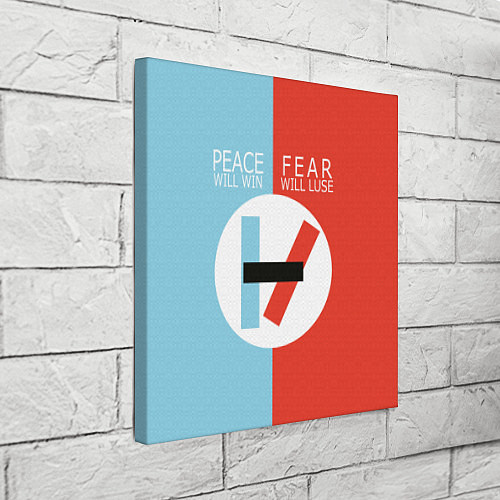 Картина квадратная 21 Pilots: Peace & Fear / 3D-принт – фото 3