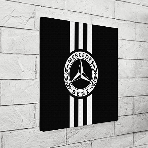 Картина квадратная Mercedes-Benz Black / 3D-принт – фото 3