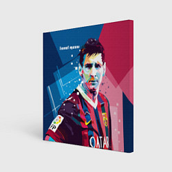 Холст квадратный Lionel Messi цвета 3D-принт — фото 1