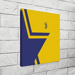 Холст квадратный FC Juventus: Star, цвет: 3D-принт — фото 2