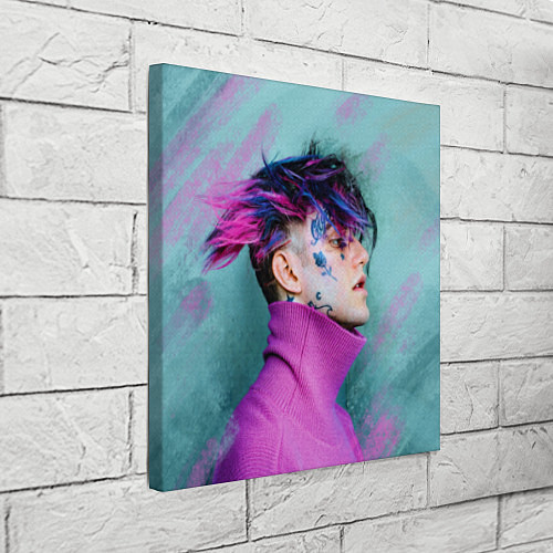 Картина квадратная Lil Peep: Neon Style / 3D-принт – фото 3