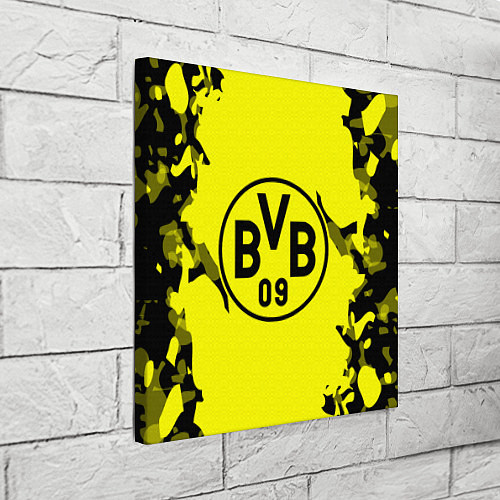 Картина квадратная FC Borussia Dortmund: Yellow & Black / 3D-принт – фото 3