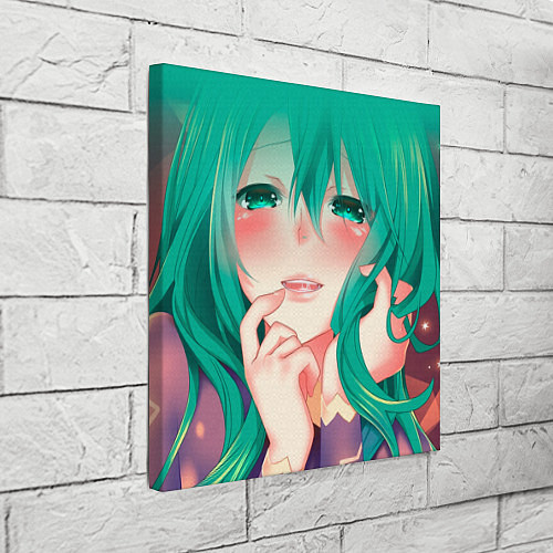 Картина квадратная Miku Ahegao / 3D-принт – фото 3