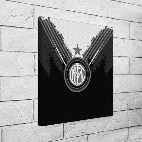 Картина квадратная FC Inter: Black Style / 3D-принт – фото 3