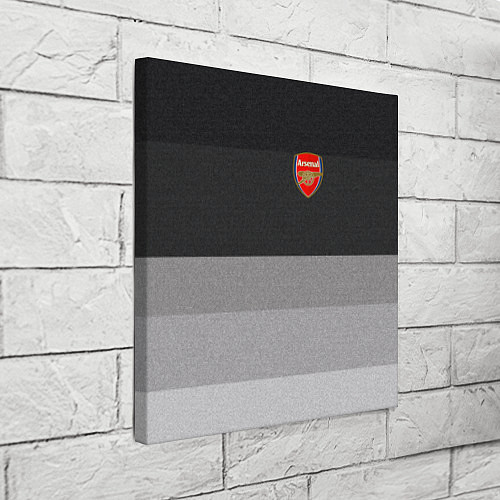 Картина квадратная ФК Арсенал: Серый стиль / 3D-принт – фото 3