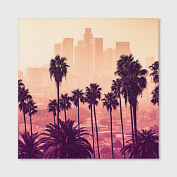Холст квадратный Los Angeles, цвет: 3D-принт — фото 2
