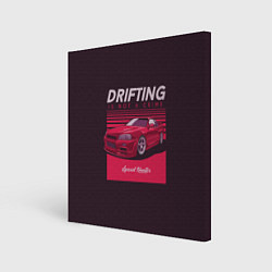 Холст квадратный Drifting Style, цвет: 3D-принт