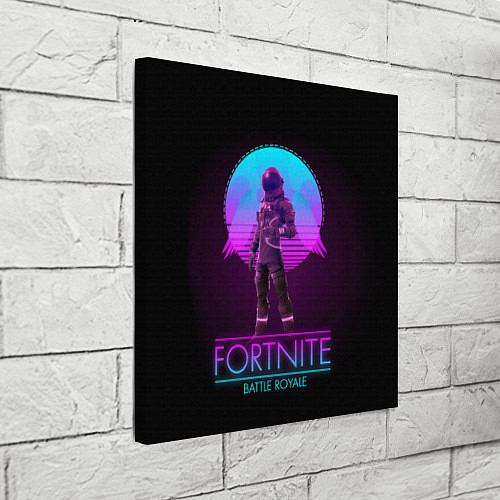 Картина квадратная Fortnite: Retro Battle Royale / 3D-принт – фото 3