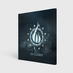 Холст квадратный In Flames: Cold Fire цвета 3D-принт — фото 1