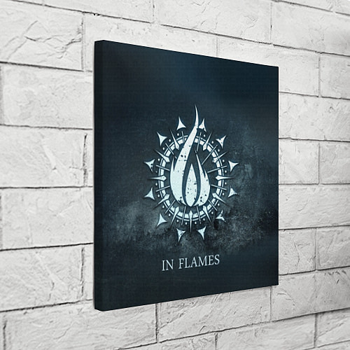 Картина квадратная In Flames: Cold Fire / 3D-принт – фото 3