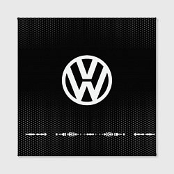 Холст квадратный Volkswagen: Black Abstract, цвет: 3D-принт — фото 2