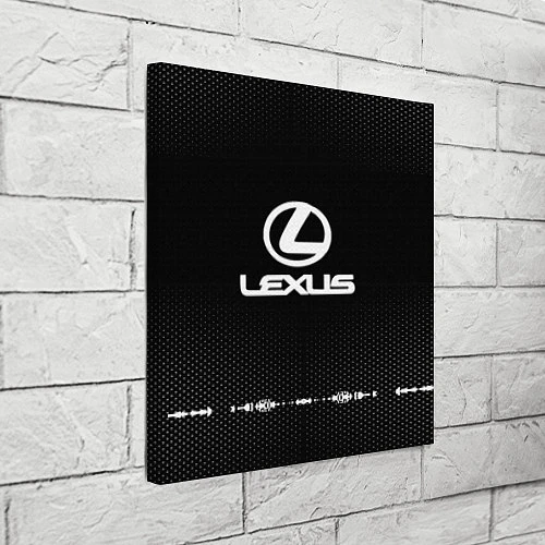 Картина квадратная Lexus: Black Abstract / 3D-принт – фото 3